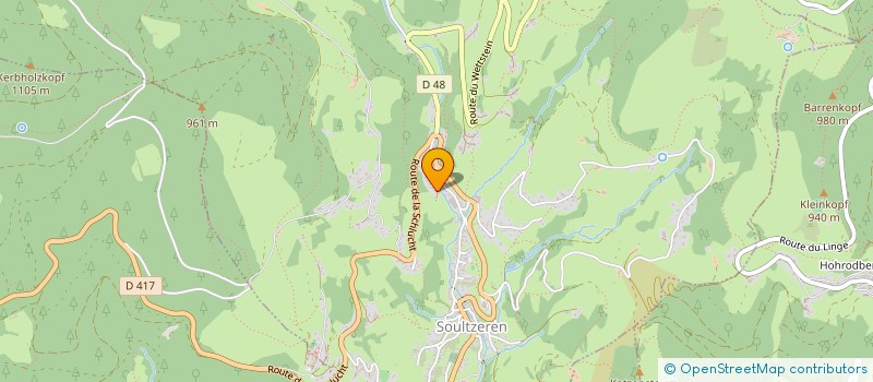 localisation de l'entreprise MONSIEUR MARC FRITSCH  SOULTZEREN