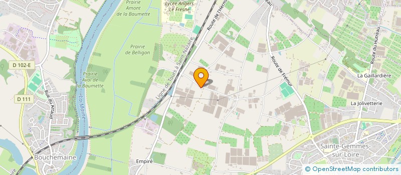 localisation de l'entreprise MONSIEUR MARC FROGER  STE GEMMES SUR LOIRE