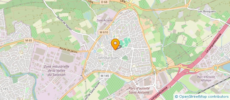 localisation de l'entreprise MONSIEUR MARC GABARDA à VENDARGUES