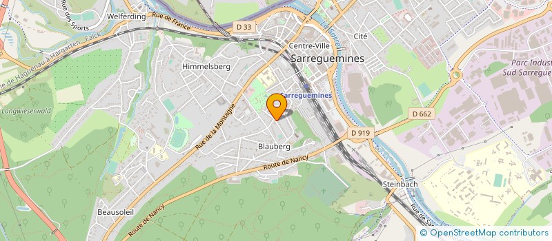 localisation de l'entreprise MONSIEUR MARC GAKOVIC à SARREGUEMINES