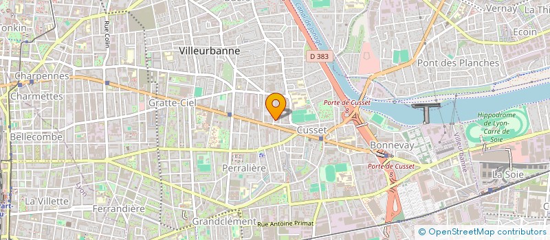 localisation de l'entreprise MONSIEUR MARC GALAOR  VILLEURBANNE