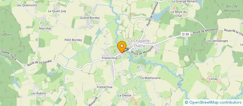 localisation de l'entreprise MONSIEUR MARC GALATI  LA CHAPELLE-THECLE