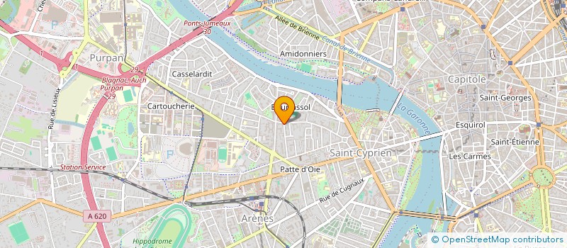 localisation de l'entreprise MONSIEUR MARC GALINIER  TOULOUSE