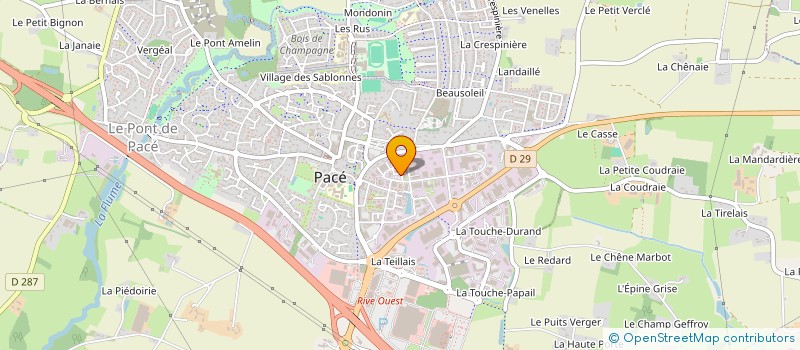 localisation de l'entreprise MONSIEUR MARC GALLAIS à PACE