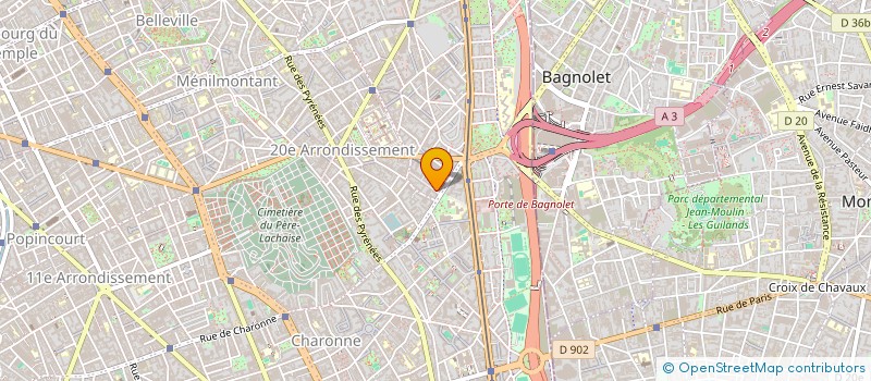 localisation de l'entreprise MONSIEUR MARC GALLANT  PARIS