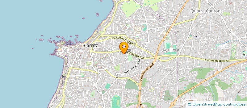 localisation de l'entreprise MONSIEUR MARC GALLERY à BIARRITZ