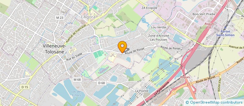 localisation de l'entreprise MONSIEUR MARC GALLO  CUGNAUX