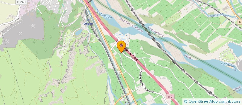 localisation de l'entreprise MONSIEUR MARC GALVEZ  ORGON