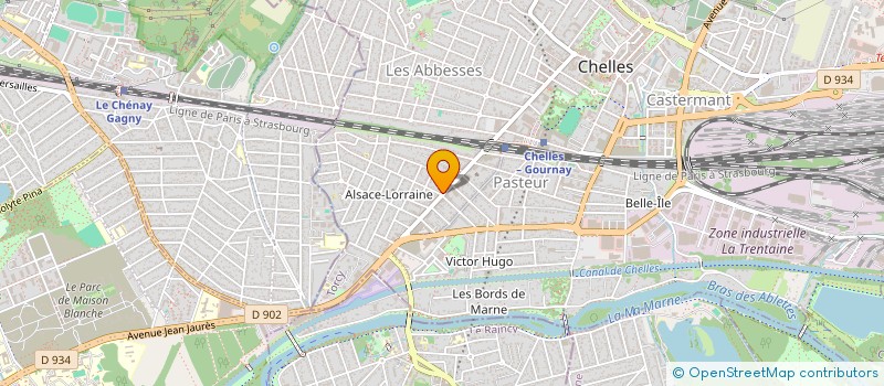 localisation de l'entreprise MONSIEUR MARC GANDOSSI  CHELLES