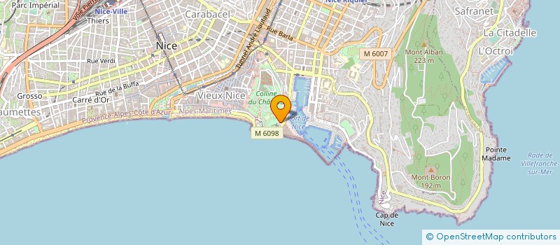 localisation de l'entreprise MONSIEUR MARC GANME à NICE