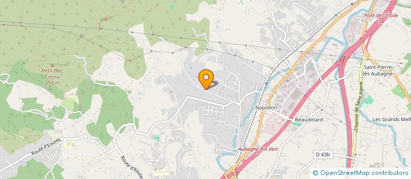 localisation de l'entreprise MONSIEUR MARC GANTEAUME  AUBAGNE