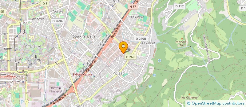 localisation de l'entreprise MONSIEUR MARC GARCIA  SAINT-MARTIN-D'HERES