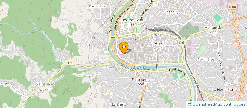 localisation de l'entreprise MONSIEUR MARC GARCIA à ALES