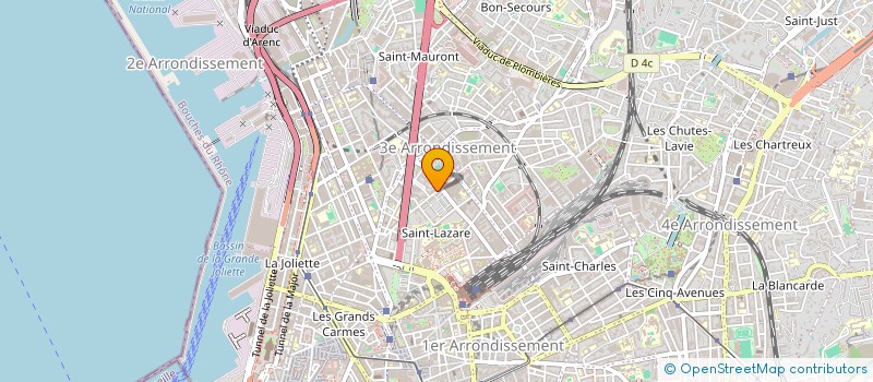 localisation de l'entreprise MONSIEUR MARC GARCIA à MARSEILLE