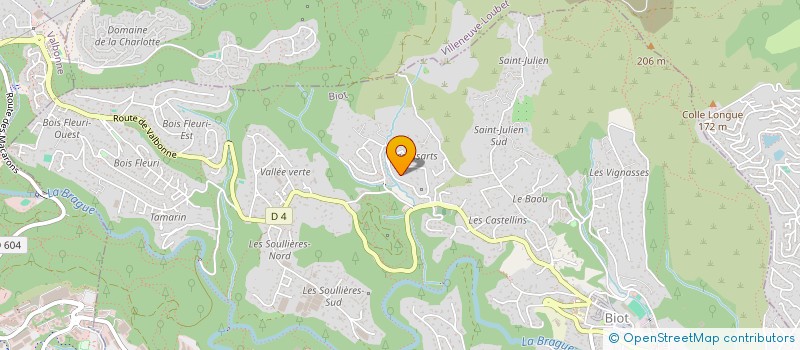 localisation de l'entreprise MONSIEUR MARC GARCIA  BIOT