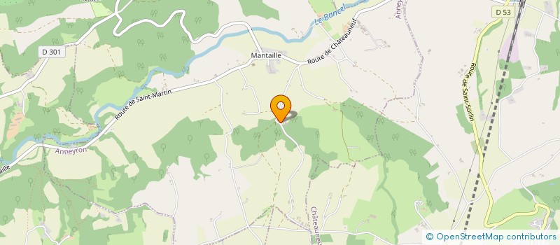 localisation de l'entreprise MONSIEUR MARC GARDON  ANNEYRON