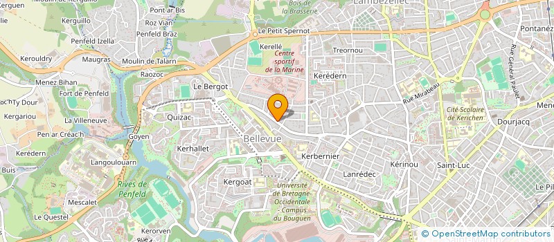 localisation de l'entreprise MONSIEUR MARC GARGADENNEC à BREST