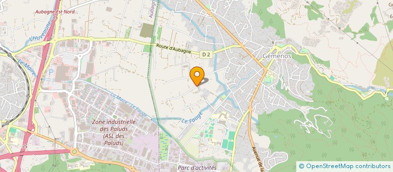 localisation de l'entreprise MONSIEUR MARC GARNIER  GEMENOS