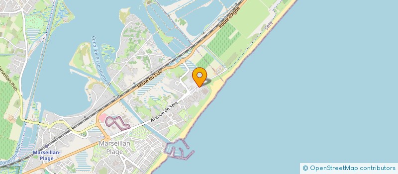 localisation de l'entreprise MONSIEUR MARC GARRIGUES à MARSEILLAN