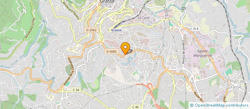 localisation de l'entreprise MONSIEUR MARC GARTIOUX  GRASSE