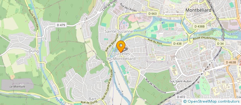 localisation de l'entreprise MONSIEUR MARC GASPARI à COURCELLES-LES-MONTBELIARD