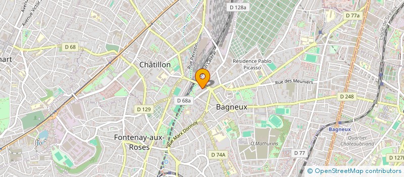 localisation de l'entreprise MONSIEUR MARC GASQUET à BAGNEUX