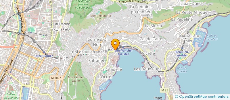 localisation de l'entreprise MONSIEUR MARC GASSER-TOLOSA à VILLEFRANCHE-SUR-MER