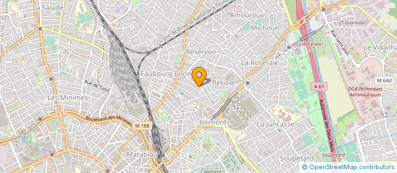 localisation de l'entreprise MONSIEUR MARC GASTON à TOULOUSE