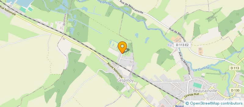 localisation de l'entreprise MONSIEUR MARC GASTON  LESPINOY