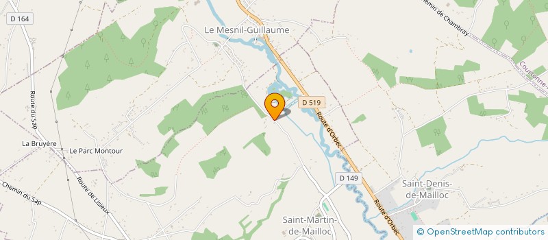 localisation de l'entreprise MONSIEUR MARC GAUDICHAU  SAINT-MARTIN-DE-MAILLOC