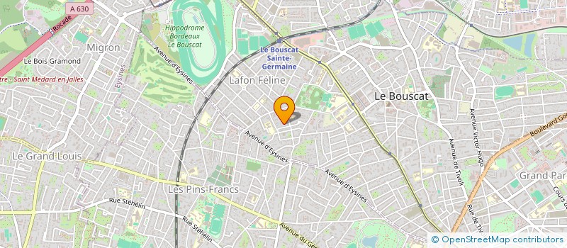 localisation de l'entreprise MONSIEUR MARC GAUTHIER à LE BOUSCAT