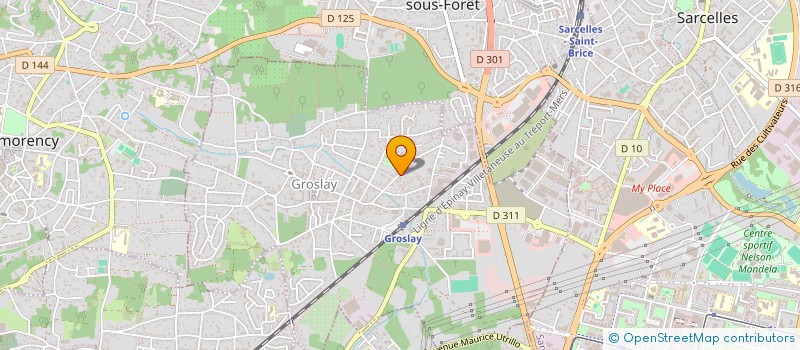 localisation de l'entreprise MONSIEUR MARC GAUTHIERE à GROSLAY