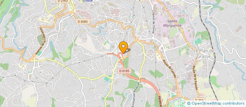 localisation de l'entreprise MONSIEUR MARC GAZZOTTI  GRASSE