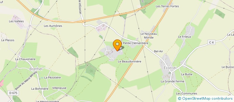 localisation de l'entreprise MONSIEUR MARC GEGU à LA CHAPELLE-VIEL