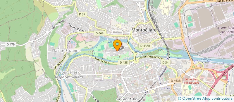 localisation de l'entreprise MONSIEUR MARC GEHIN à MONTBELIARD
