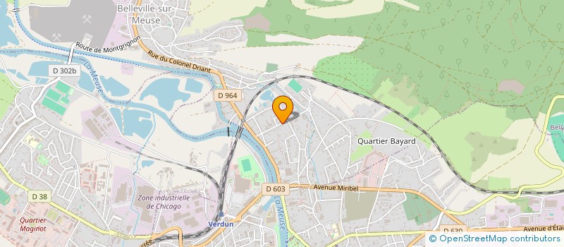 localisation de l'entreprise MONSIEUR MARC GEHIN  BELLEVILLE-SUR-MEUSE