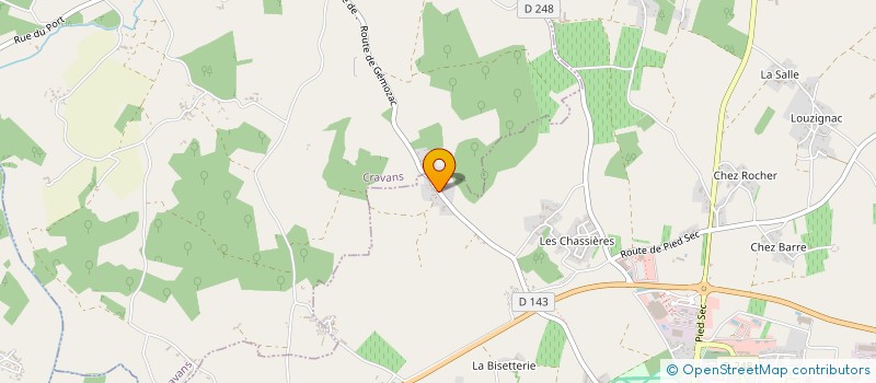 localisation de l'entreprise MONSIEUR MARC GEMON  CRAVANS