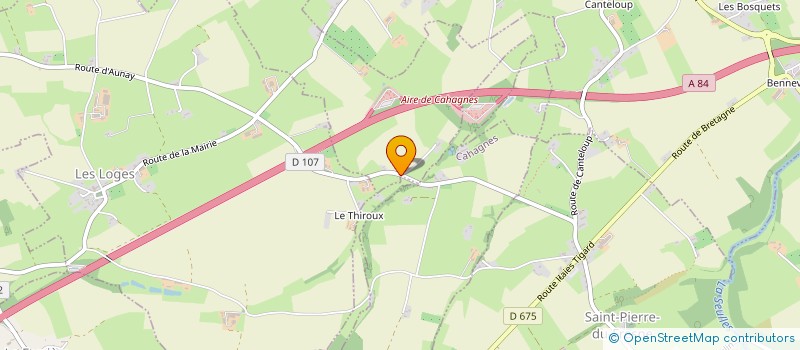 localisation de l'entreprise MONSIEUR MARC GENDRIN  CAHAGNES