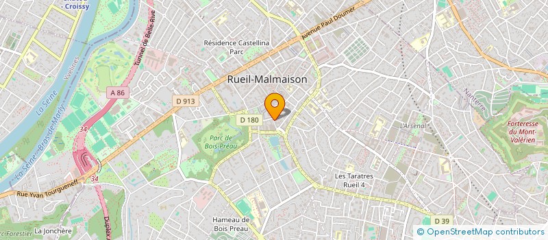 localisation de l'entreprise MONSIEUR MARC GENEVIEVE à RUEIL-MALMAISON