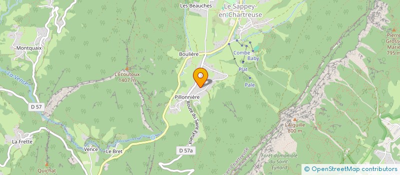 localisation de l'entreprise MONSIEUR MARC GENGOUX  LE SAPPEY-EN-CHARTREUSE