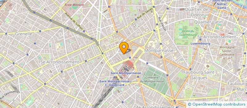 localisation de l'entreprise MONSIEUR MARC GENTILHOMME  PARIS