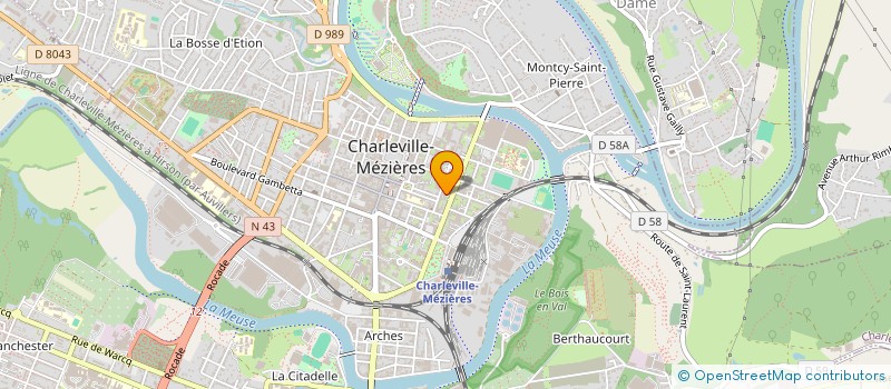 localisation de l'entreprise MONSIEUR MARC GEOFFROY à CHARLEVILLE-MEZIERES