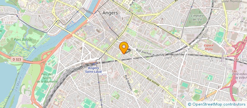 localisation de l'entreprise MONSIEUR MARC GERARD à ANGERS