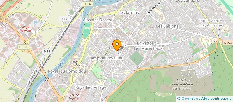 localisation de l'entreprise MONSIEUR MARC GERAUD à COMPIEGNE