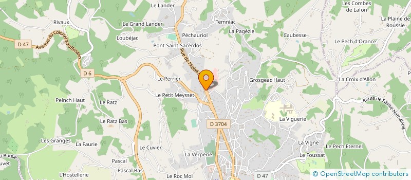 localisation de l'entreprise MONSIEUR MARC GERODOU  SARLAT-LA-CANEDA