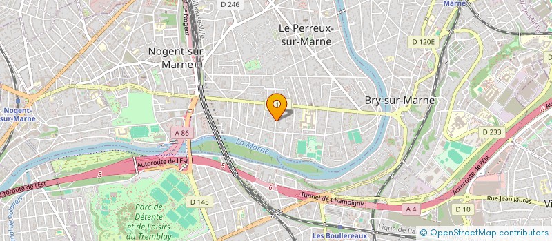 localisation de l'entreprise MONSIEUR MARC GEUDIN à LE PERREUX-SUR-MARNE