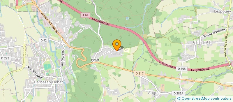 localisation de l'entreprise MONSIEUR MARC GHALY  BARBAZAN-DEBAT