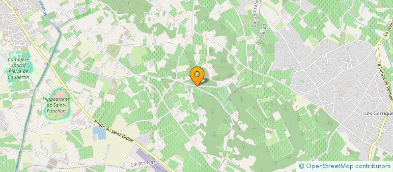 localisation de l'entreprise MONSIEUR MARC GHARBI-DRUGMANNE  CARPENTRAS