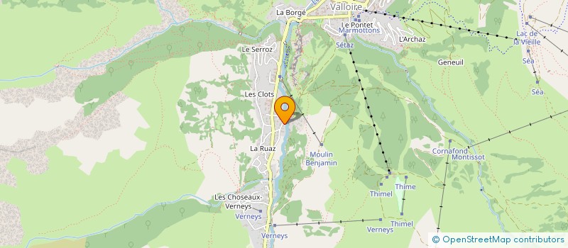 localisation de l'entreprise MONSIEUR MARC GHAZAROSSIAN  VALMEINIER