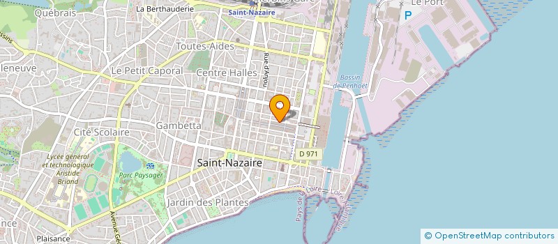 localisation de l'entreprise MONSIEUR MARC GIBAUD  SAINT-NAZAIRE